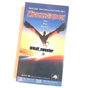 DRAGONHEART (1996) - Dennis Quaid - Vintage VHS
